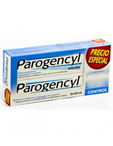 PAROGENCYL ENCIAS CONTROL DENTIFRICO 2 ENVASES 125 ml DUPLO ESPECIAL