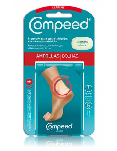 COMPEED AMPOLLAS HIDROCOLOIDE EXTREME 5 U