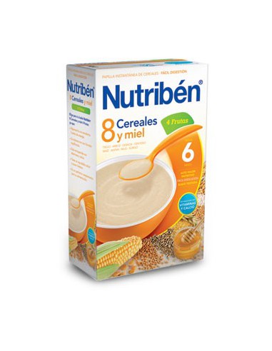 NUTRIBEN 8 CEREALES Y MIEL 4 FRUTAS 1 ENVASE 600 g