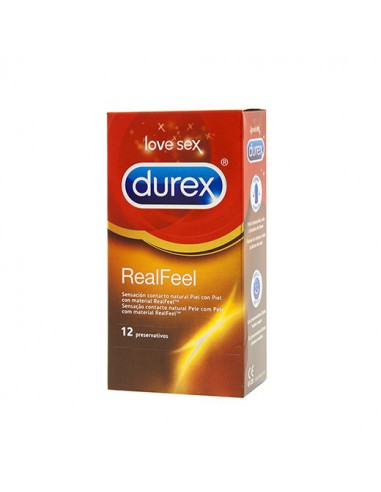 DUREX REAL FEEL PRESERVATIVO SIN LATEX 12 U