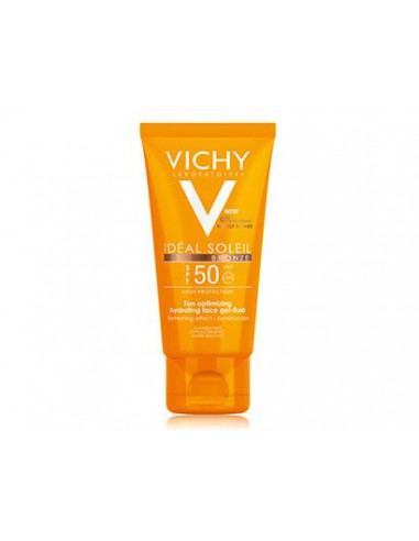 IDEAL SOLEIL SPF 50 GEL OPTIMIZADOR DEL BRONCEAD 1 ENVASE 50 ml