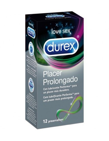 DUREX PLACER PROLONGADO PRESERVATIVOS 12 UNIDADES