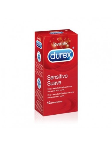 DUREX SENSITIVO SUAVE PRESERVATIVOS 12 UNIDADES