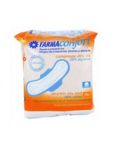 COMPRESAS 100% ALGODON...