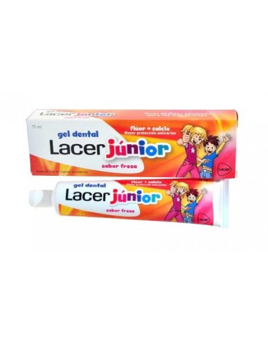 LACER JUNIOR GEL DENTAL 75 ML FRESA