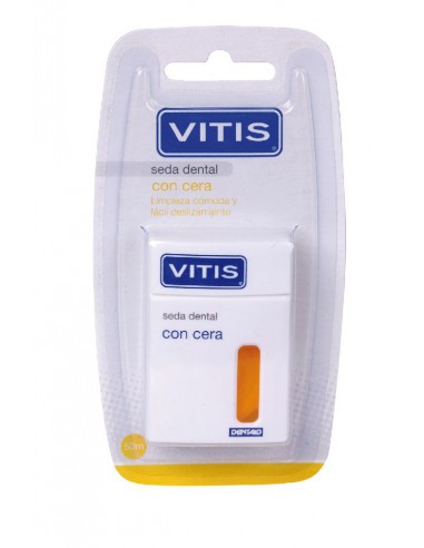 VITIS SEDA DENTAL CON CERA 50 M