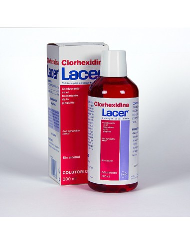 LACER COLUTORIO CLORHEXIDINA 1 ENVASE 500 ML