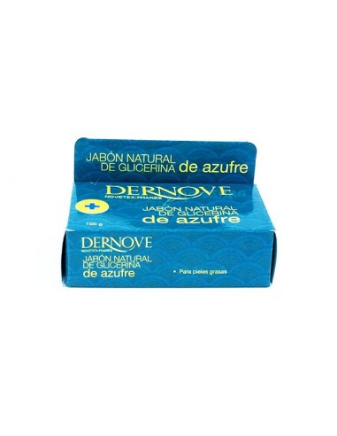 DERNOVE JABON NATURAL DE DE GLICERINA Y AZUFRE 100 G