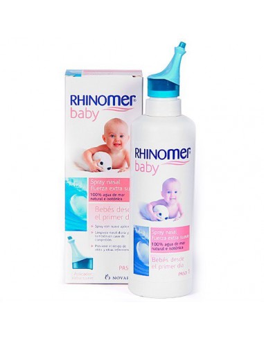 RHINOMER BABY LIMPIEZA NASAL F- EXTRA SUAVE ESTERIL NEBULIZADOR 115 ML