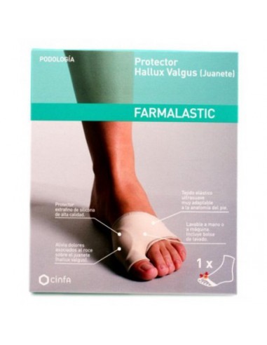 CORRECTOR JUANETES HALLUX VALGUS FARMALASTIC GEL T- MED