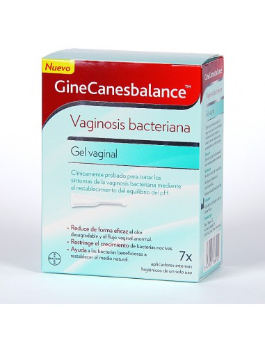 GINECANESBALANCE GEL VAGINAL 7 TUBOS 5 ML