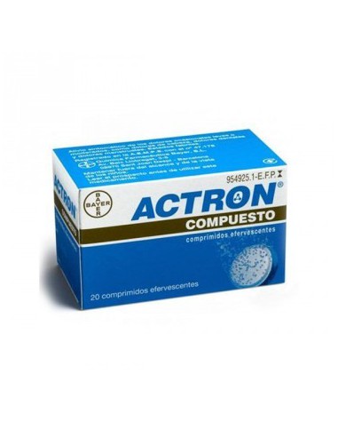 ACTRON COMPUESTO 267 mg/133 mg/40 mg 20 COMPRIMIDOS EFERVESCENTES