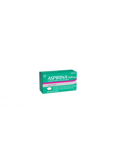 ASPIRINA 500 MG 10 COMPRIMIDOS MASTICABLES