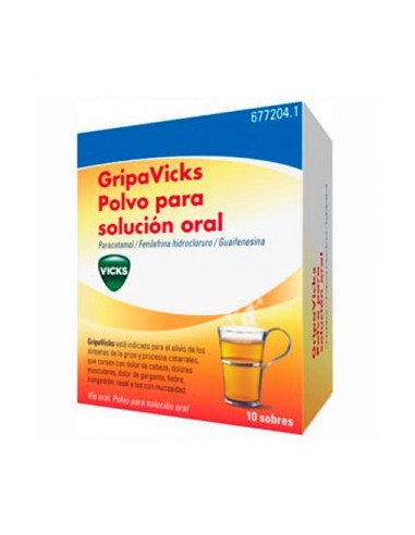 GRIPAVICKS 10 SOBRES