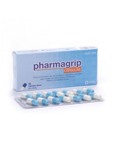PHARMAGRIP CONGESTION Y SECRECION NASAL 14 CAPSULAS