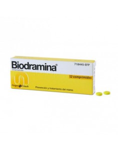 BIODRAMINA 50 MG 12...
