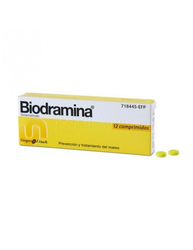 BIODRAMINA 50 MG 12 COMPRIMIDOS