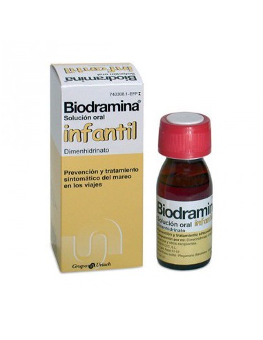 BIODRAMINA INFANTIL 4 MG/ML SOLUCION ORAL 60 ML