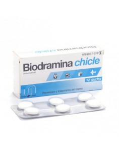 BIODRAMINA 20 MG 6 CHICLES