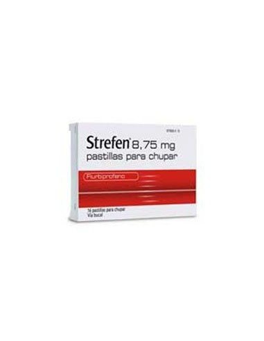 STREFEN 8,75 MG 16 PASTILLAS PARA CHUPAR (SABOR MIEL Y LIMON)