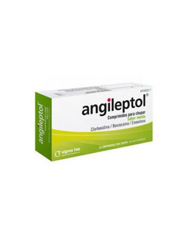 ANGILEPTOL 30 COMPRIMIDOS PARA CHUPAR (SABOR MENTA)