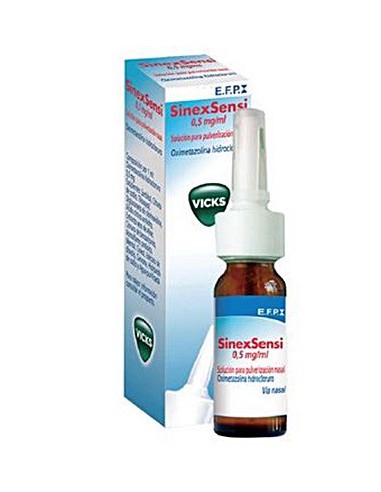 NASALVICKS 0,5 mg/ml SOLUCION PARA PULVERIZACION NASAL 1 FRASCO 15 ml