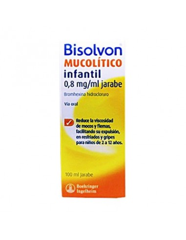 BISOLVON MUCOLITICO INFANTIL 0.8 MG/ML JARABE 100 ML