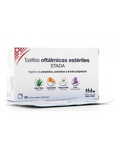 TOALLITAS OFTALMICAS ESTERILES STADA 30U