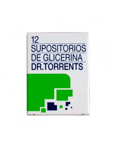 SUPOSITORIOS GLICERINA DR TORRENTS ADULTOS 3.27 G 12 SUPOSITORIOS