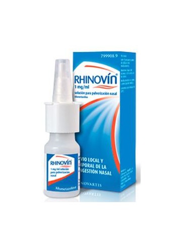 RHINOVIN 1 mg/ml SOLUCION PARA PULVERIZACION NASAL 1 FRASCO 10 ml