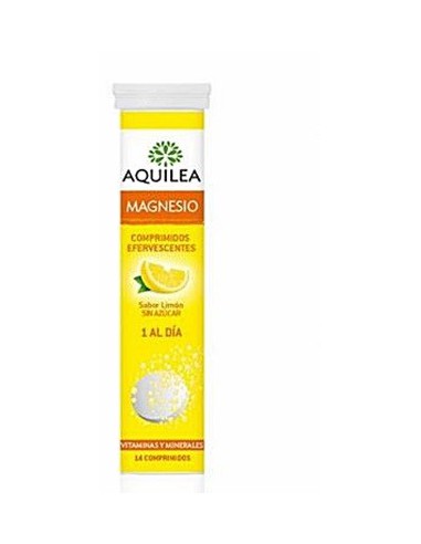 AQUILEA MAGNESIO 375 mg 14 COMPRIMIDOS EFERVESCENTES SABOR LIMON