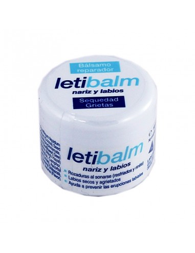 LETIBALM BALSAMO REPARADOR NARIZ Y LABIOS 1 TARRO 10 ml