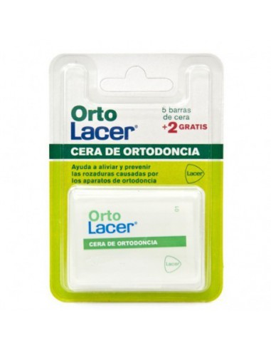 CERA ORTODONCIA PROTECTORA ROZADURA ORTOLACER 7 BARRITAS