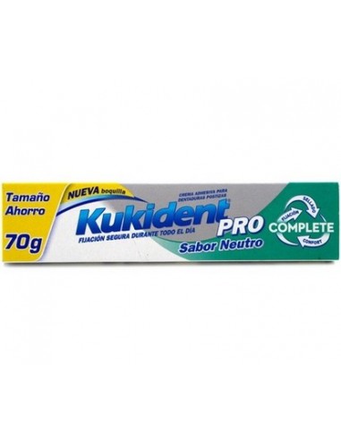KUKIDENT FIJACION TODO EL DIA 1 ENVASE 70 g SIN SABOR