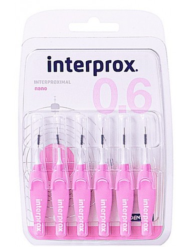 CEPILLO INTERPROXIMAL INTERPROX NANO 6 CEPILLOS