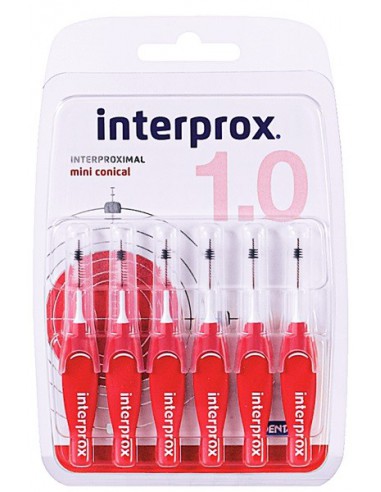 CEPILLO ESPACIO INTERPROXIMAL INTERPROX MINI CONICO 6 UNIDADES