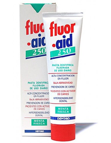 FLUOR AID 250 PASTA DENTAL 1 ENVASE 100 ML