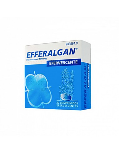 EFFERALGAN 500 MG 20 COMPRIMIDOS EFERVESCENTES