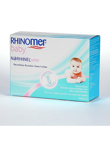 ASPIRADOR NASAL RHINOMER BABY 20 RECAMBIOS BLANDOS DESECHABLES