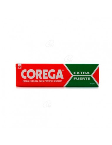 COREGA CREMA EXTRA FUERTE ADHESIVO PROTESIS DENTAL 1 TUBO 40 g SABOR MENTA