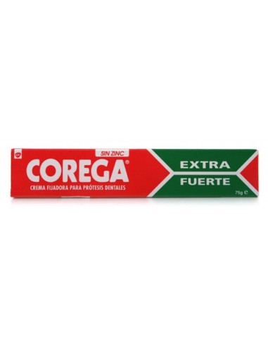 COREGA CREMA EXTRA FUERTE ADHESIVO PROTESIS DENTAL 1 TUBO 75 ML SABOR MENTA