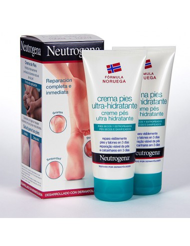 NEUTROGENA FORMULA NORUEGA PIES CREMA ULTRAHIDRATANTE 2 ENVASES 100 ML