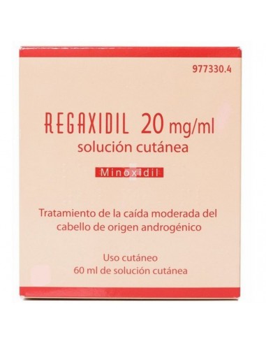 REGAXIDIL 20 MG/ML SOLUCION CUTANEA 1 FRASCO 60 ML