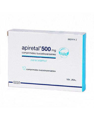 APIRETAL 500 MG 12 COMPRIMIDOS BUCODISPERSABLES