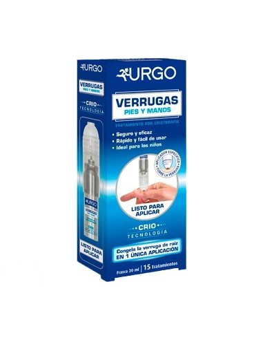 URGO VERRUGAS MANOS Y PIES ANTIVERRUGAS 1 ENVASE 38 ml