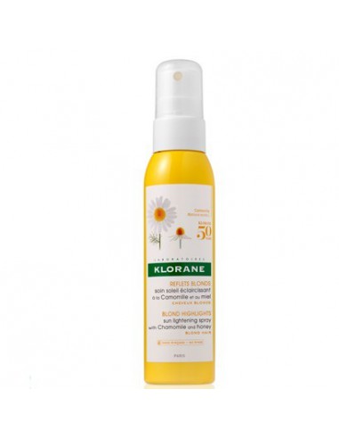 KLORANE CUIDADO SOLAR ACLARANTE CAMOMILA MIEL SPRAY 200 ML