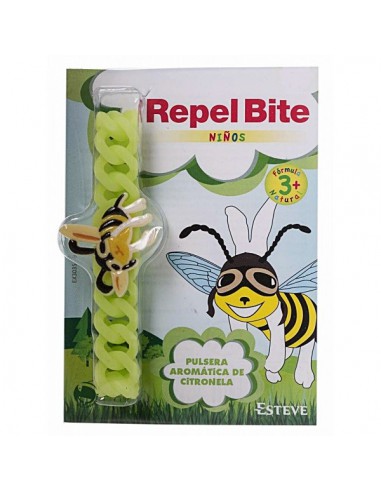 REPEL BITE NIÑOS PULSERA CON CITRONELA