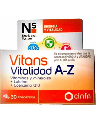 NS VITANS VITALIDAD A-Z 30 COMPRIMIDOS