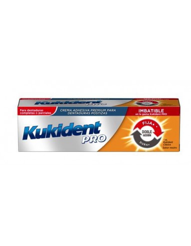 KUKIDENT PRO DOBLE ACCION CREMA ADH PROTESIS DEN NEUTRO 60 G