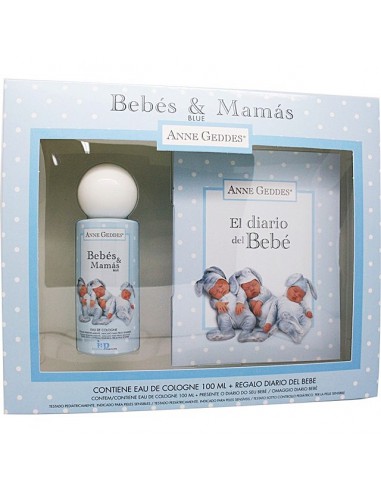 AGUA DE COLONIA BEBE ANNE GEDDES AZUL 100 ML +DIARIO